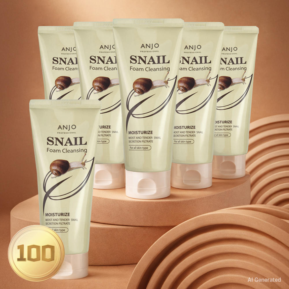 [이주의특가] (100원딜) 앙쥬 스네일 딥클렌징폼 100ml (단독옵션 구매 불가)