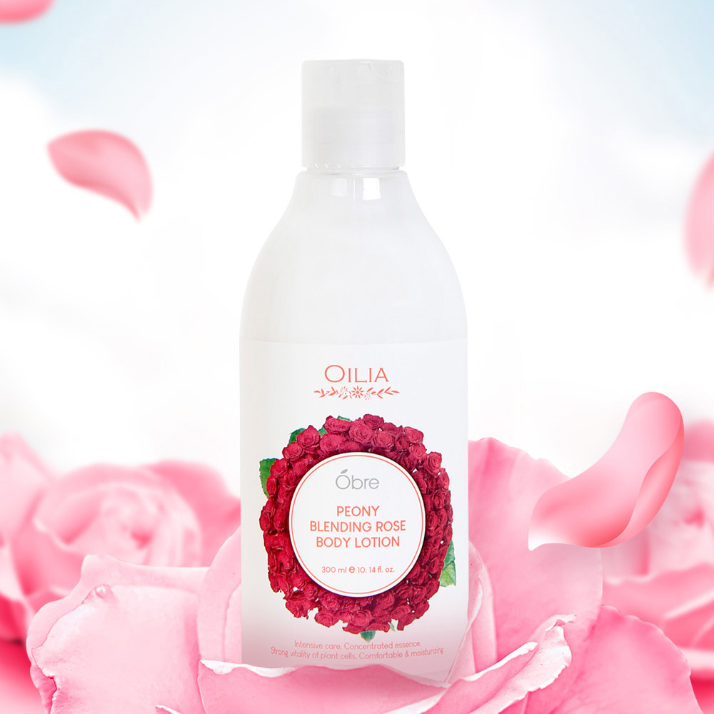 [오브레] 피오니 블랜딩 로즈 바디로션 300ml