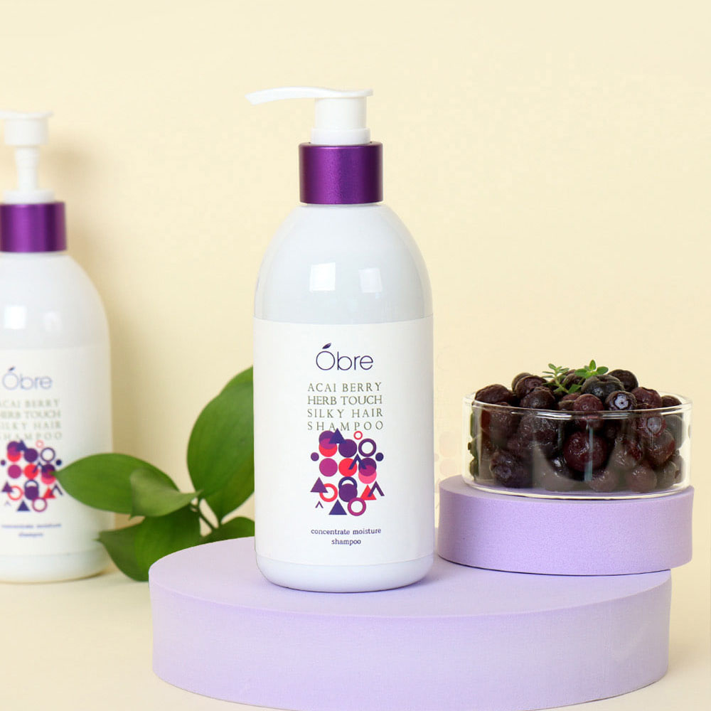 [오일리아] 오브레 아사이베리 허브터치 실키 헤어샴푸 300ml