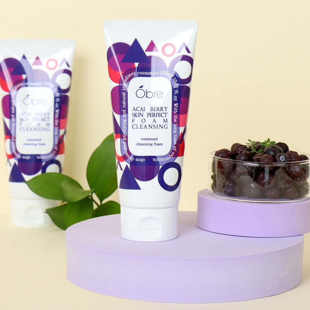 [오일리아] 오브레 아사이베리 스킨퍼펙트 폼 클렌징 120ml