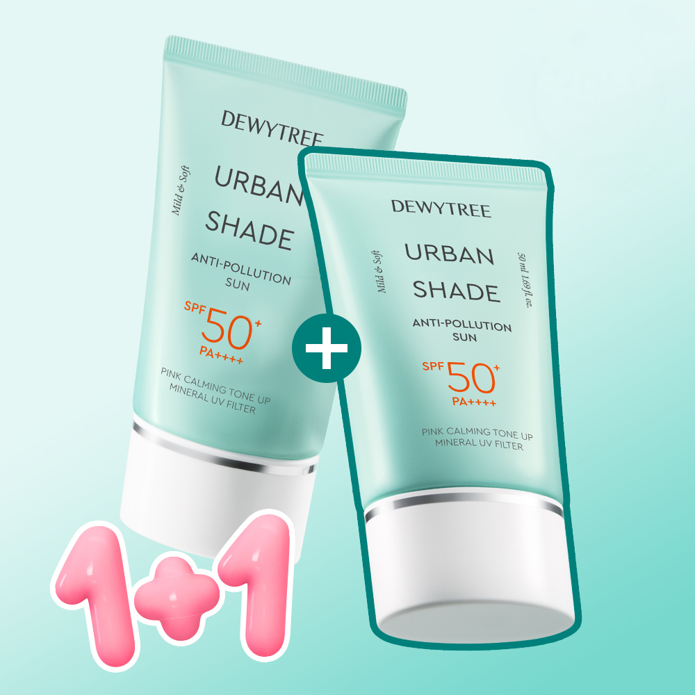 듀이트리 어반 쉐이드 안티 폴루션 선크림 50ml 1+1