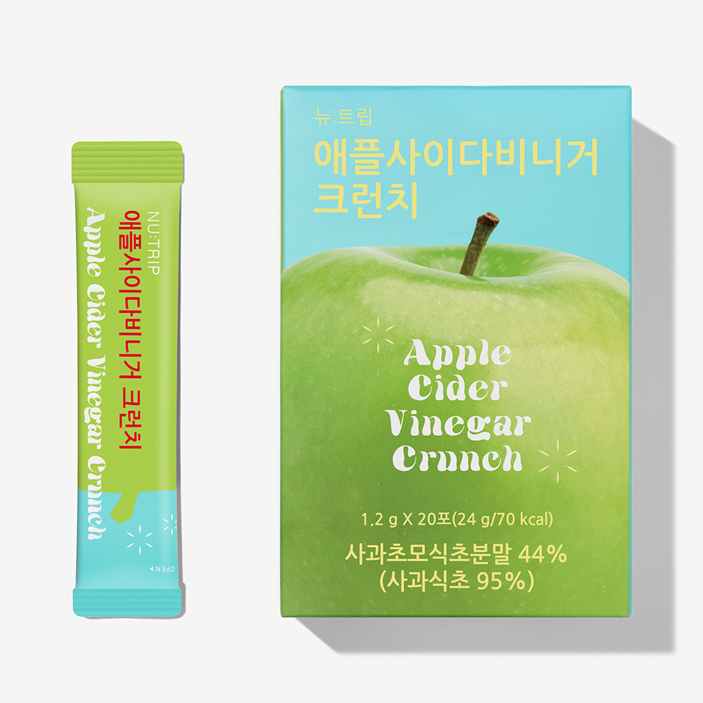 뉴트립 애플사이다비니거 크런치 20포