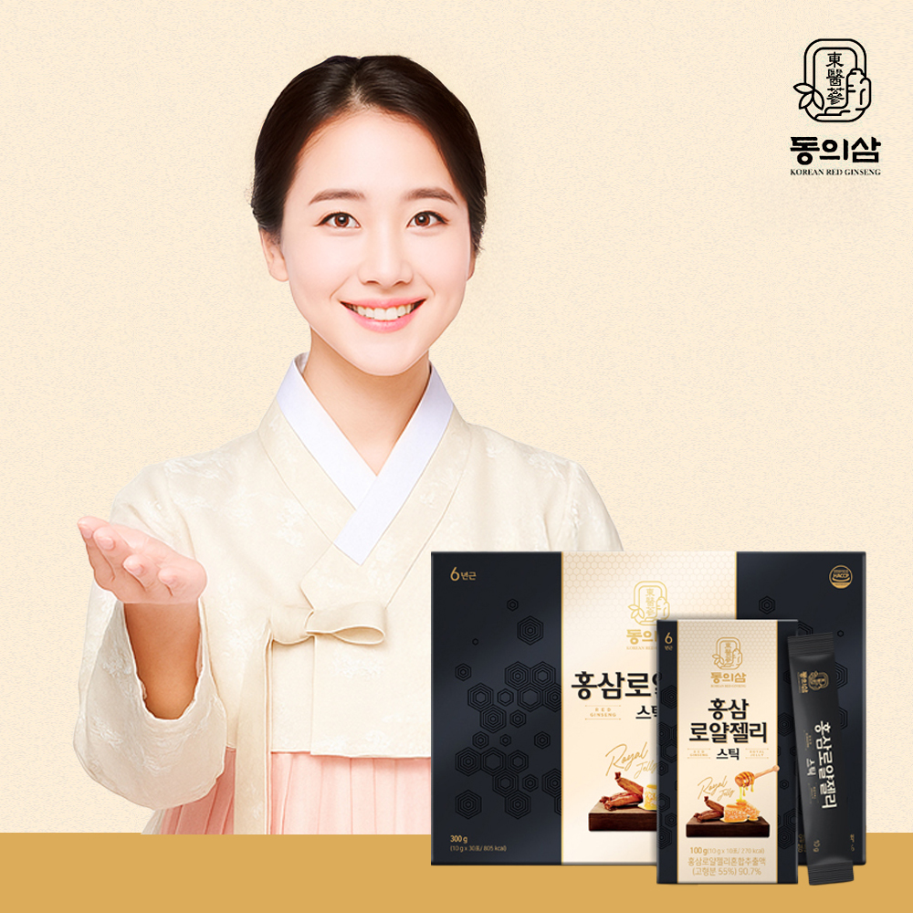 동의삼 홍삼로얄젤리스틱 10g x 30포 (쇼핑백 포함) [A0891]