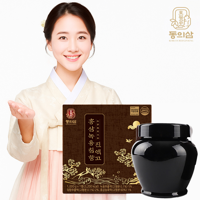 동의삼 홍삼녹용침향진액고 1kg (쇼핑백 포함) [A0961]
