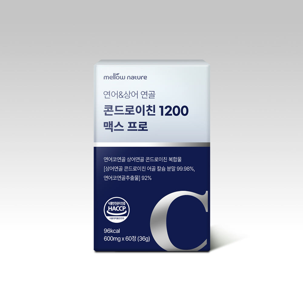 멜로우네이쳐 연어&상어 연골 콘드로이친 1200 맥스프로 36g (600mg x 60정)