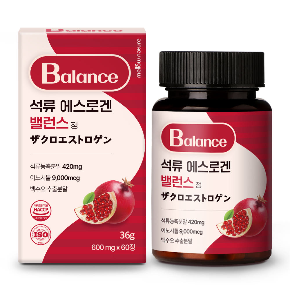 멜로우네이쳐 석류 에스로겐 밸런스 (600mg x 60정)
