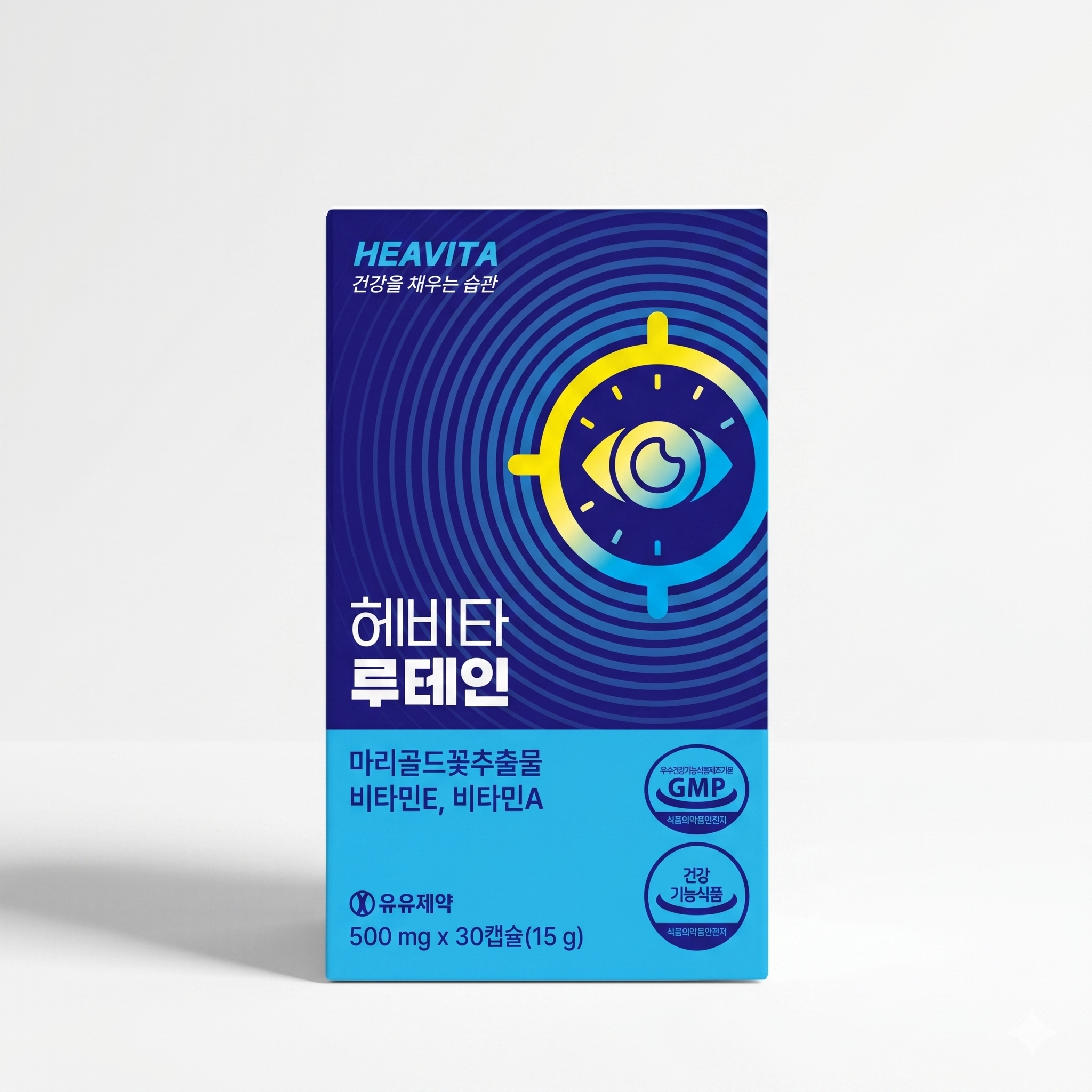 유유제약 헤비타 루테인 500mg x 30캡슐