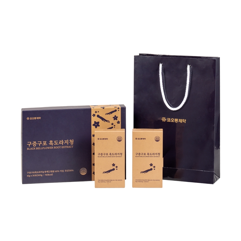 [1+1] 구증구포흑도라지청 10g x 30포 X 2개