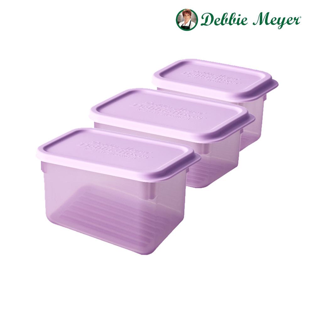 [신제품] 데비마이어 데비박스 라벤더퍼플 식재료 정리 세트 ( 245ml 1개, 570ml 1개,  760ml 1개)