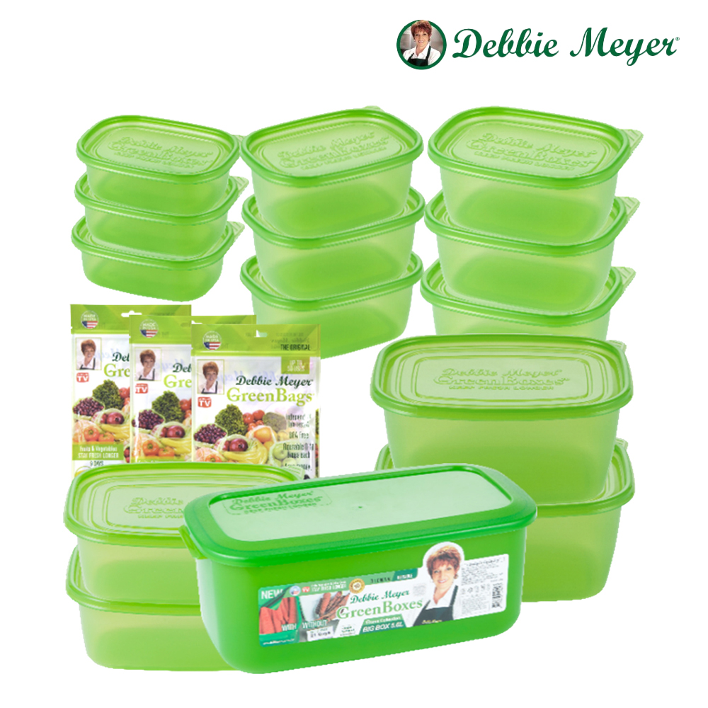 데비마이어 그린박스 선물패키지 6호 (473ml 3개, 709ml 3개, 946ml 3개, 1.4L 2개, 1.8L 2개, 빅박스 5.6L 1개, 그린백 15매(M5매, L5매, 